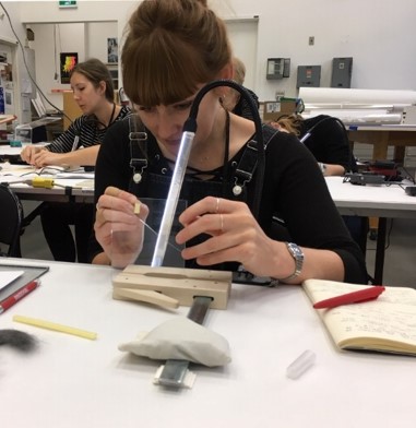 trying the vertical assembley method