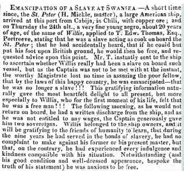 Cambrian 2nd Feb 1833