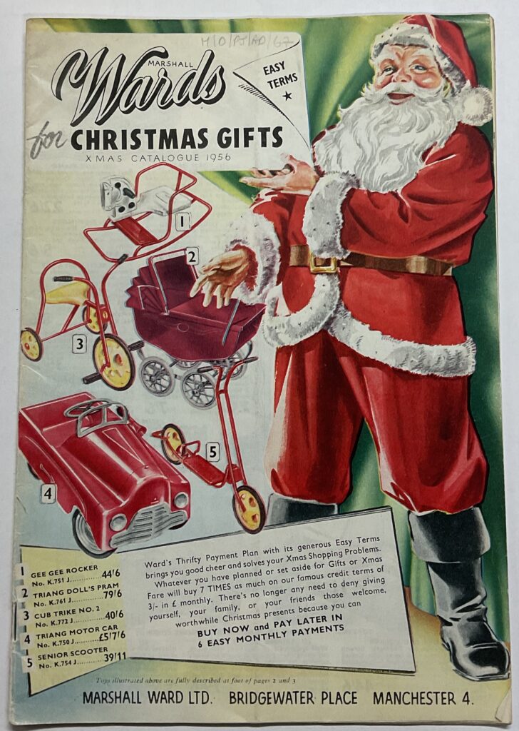 A Christmas to Remember, Catalog Nadolig Marshall a Ward (1956), eitem o Archifau Powys