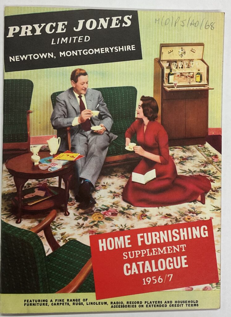 Catalog Atodol Dodrefn Cartrefi Pryce Jones (1956), eitem o Archifau Powys